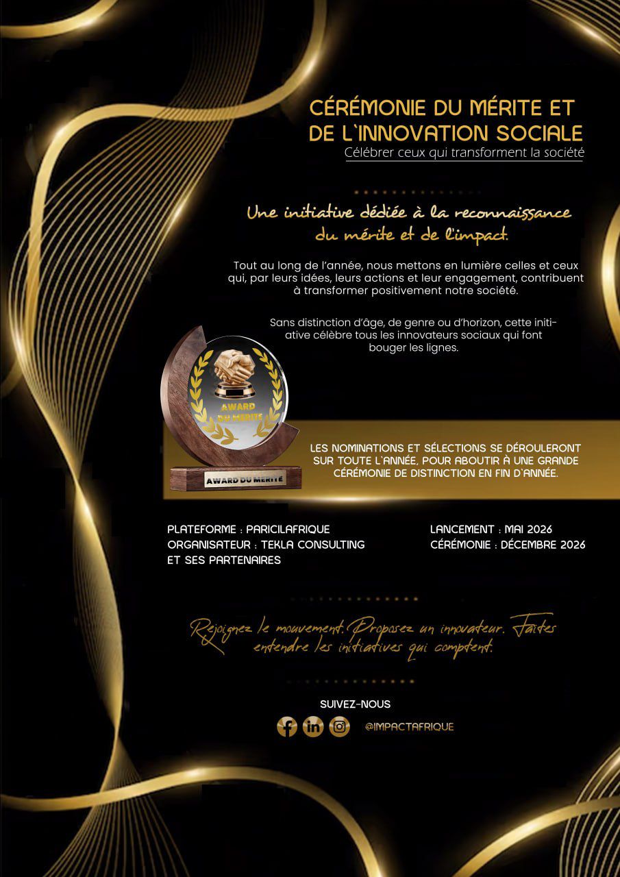 Cérémonie du Mérite et de l’Innovation Sociale